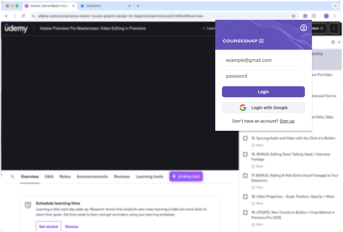 Login Panel